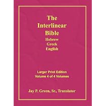 Interlinear Hebrew Greek English Bible-PR-FL/OE/KJV Large Print